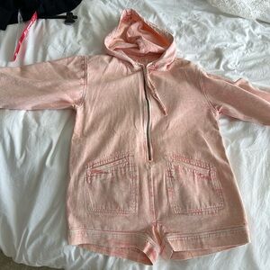 Warm New York denim play suit